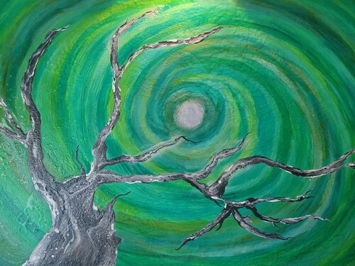 Sherwood van Myriam Guillemeau, Schilderij te koop op Singulart