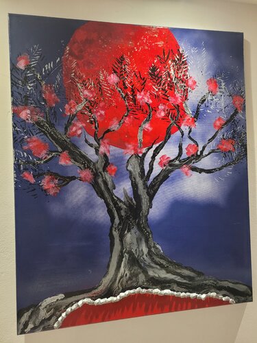 Sakura N van Myriam Guillemeau, Schilderij te koop op Singulart