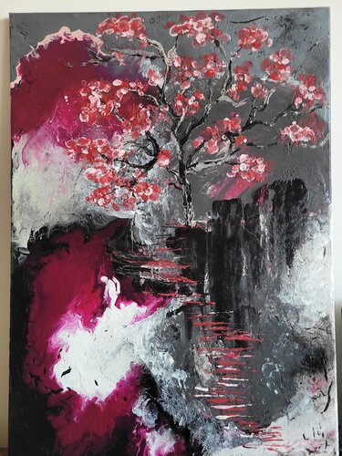 Hongyun van Myriam Guillemeau, Schilderij te koop op Singulart