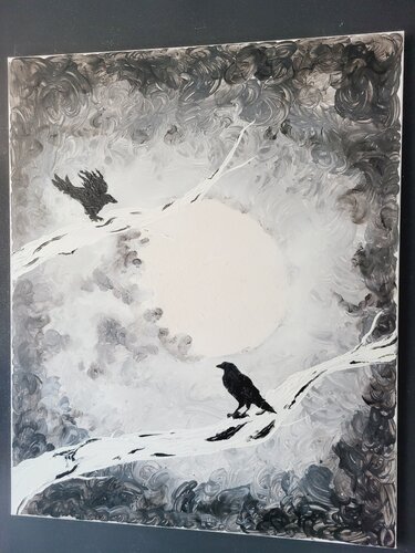 Nocturne von Myriam Guillemeau, Malerei kaufen auf Singulart