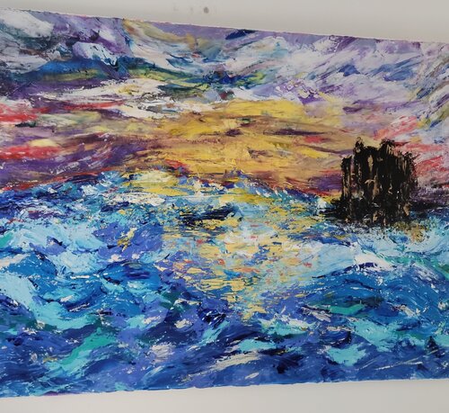 Emergeance by Myriam Guillemeau, Painting for Sale on Singulart