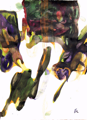 the autumn forest 5 van N Gin Kim, Schilderij te koop op Singulart