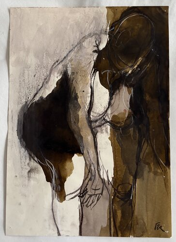 Figure drawing 1 van N Gin Kim, Tekening te koop op Singulart