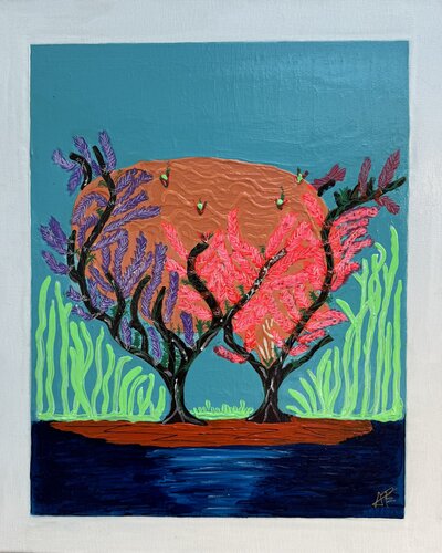 Deep by Andres Pineda, Painting for Sale on Singulart