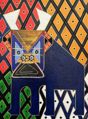 Toro Abstracto di Andres Pineda, Pittura in vendita su Singulart