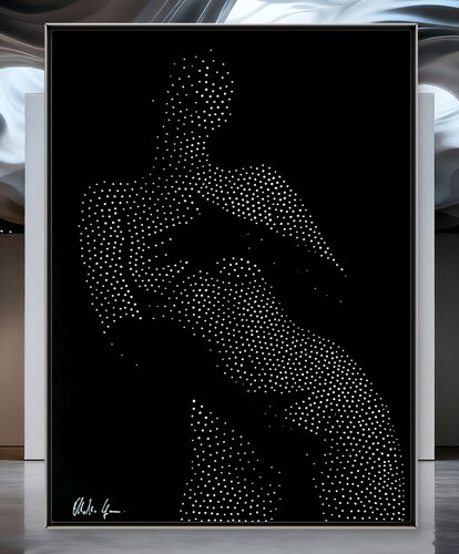 Sexy pois XXL by walter geraci, Painting for Sale on Singulart