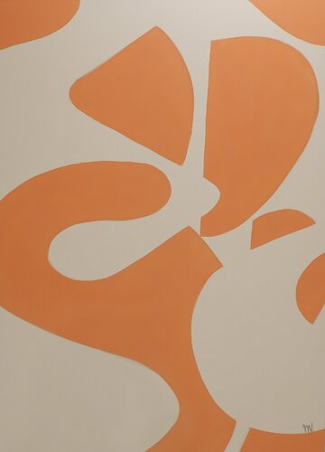 Tangerine Forms van Marily Vaillancourt, Schilderij te koop op Singulart