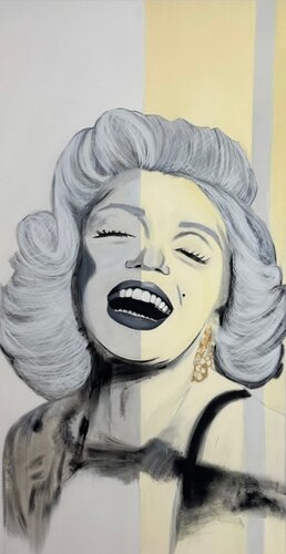 Marilyn Monroe van Marily Vaillancourt, Schilderij te koop op Singulart