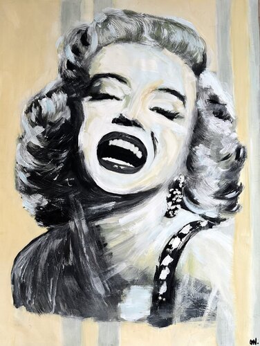 Marilyn Monroe - “Available for Inquiry” by Marily Vaillancourt, Print for Sale on Singulart