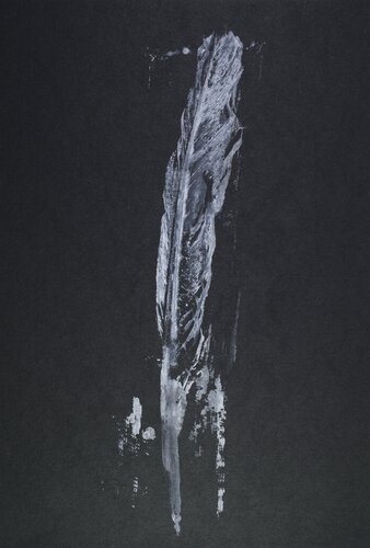 Corps vidé noir II by Jorge Canete, 회화 for Sale on Singulart