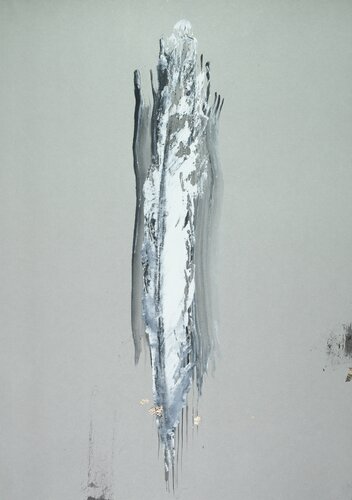 Corps vidé gris I by Jorge Canete, 회화 for Sale on Singulart