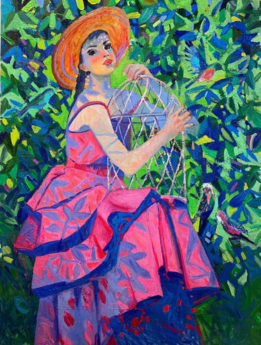 Spring par Nargiz Guliyeva, Peinture en vente sur Singulart