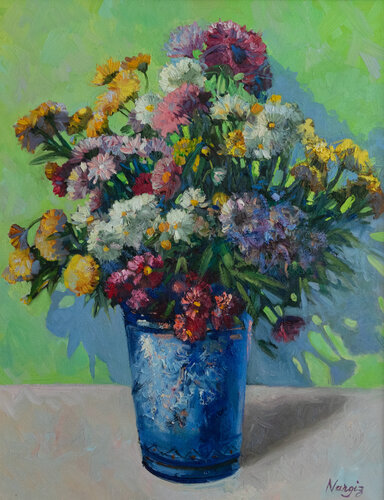Flowers par Nargiz Guliyeva, Peinture en vente sur Singulart