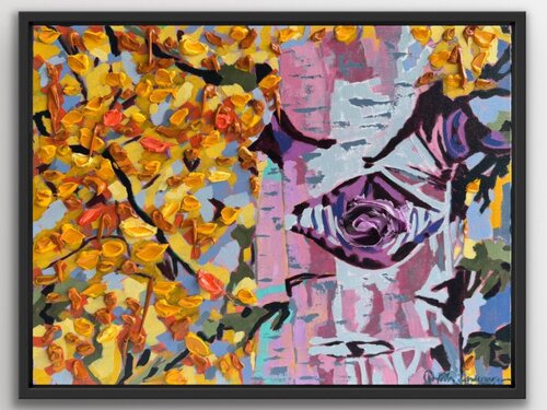 Golden Conversation van Beth Anderson, Schilderij te koop op Singulart