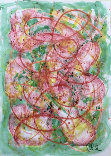 mouvement végétal par Eric Pile, Œuvre sur papier en vente sur Singulart