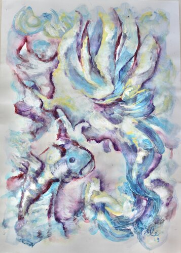 Telepathy by Eric Pile, 종이 for Sale on Singulart