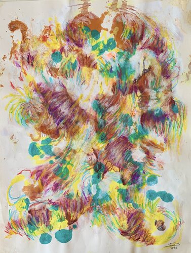 Sun Dance Ceremoniy par Eric Pile, Œuvre sur papier en vente sur Singulart