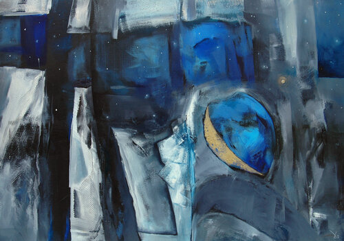 The Midnight Pray di David Dvorsky, Pittura in vendita su Singulart