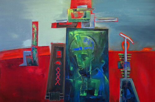 Begetter of the First Beginning di David Dvorsky, Pittura in vendita su Singulart
