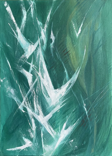 Inhale di Marseille Grom, Pittura in vendita su Singulart