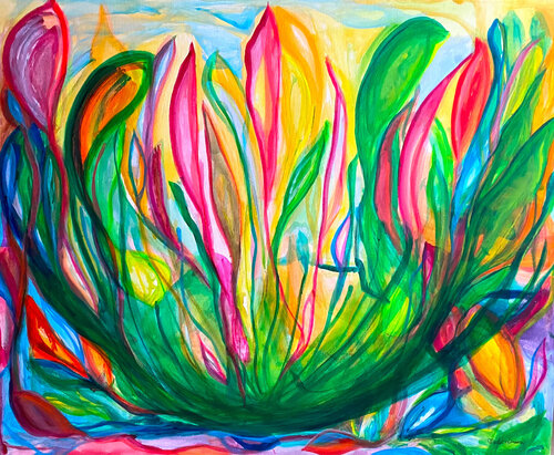 Cintas de Naturaleza Interior by Marta Eva LLamera, 油畫 for Sale on Singulart