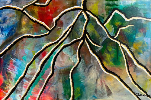 Dendrita di Marta Eva LLamera, Pittura in vendita su Singulart