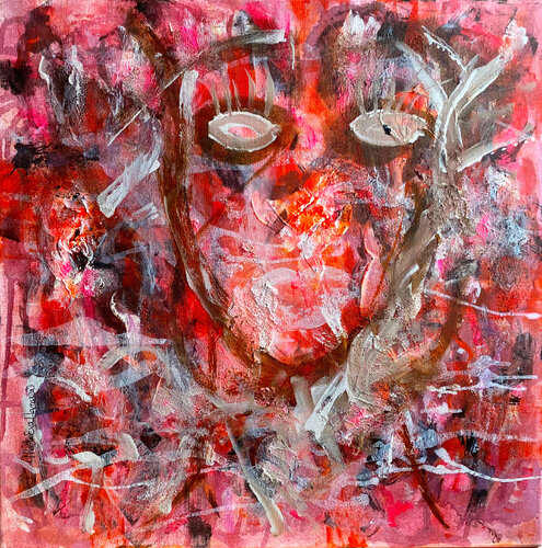 Doña Escarlata di Marta Eva LLamera, Pittura in vendita su Singulart