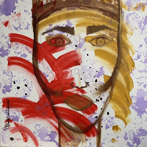 Warrior van Marta Eva LLamera, Schilderij te koop op Singulart