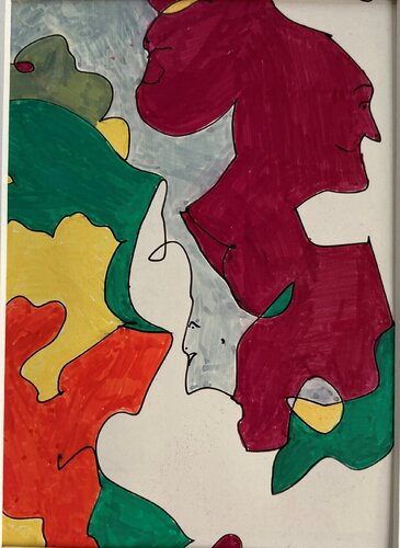 Ce gens La A by Hans Oerlemans, Drawing for Sale on Singulart