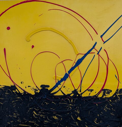 Turbulence di Hans Oerlemans, Pittura in vendita su Singulart