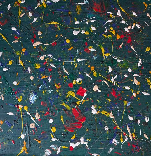 Action painting        VV di Hans Oerlemans, Pittura in vendita su Singulart