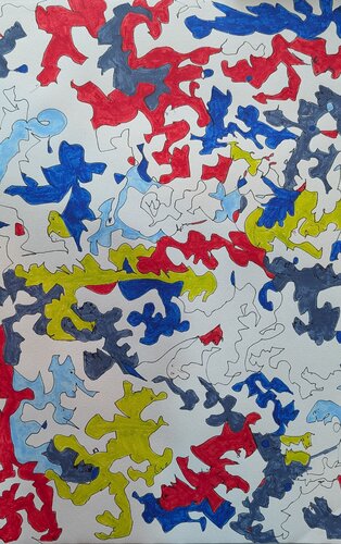 ¨¨¨ Ce gens La ¨  serie 2 A von Hans Oerlemans, Zeichnungen kaufen auf Singulart