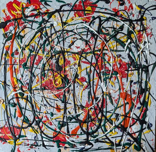 Action 1X van Hans Oerlemans, Schilderij te koop op Singulart