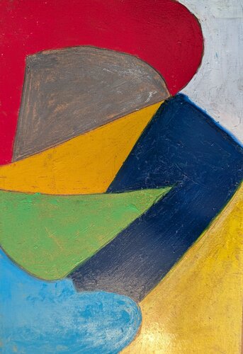 Abstraction constructive à l'échelle humaine no S 1 par Hans Oerlemans, Peinture en vente sur Singulart