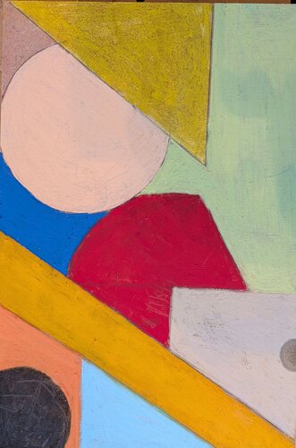 Abstraction constructive à l'échelle humaine no S 2 by Hans Oerlemans, Painting for Sale on Singulart