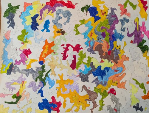 Ce Gens La A  3 by Hans Oerlemans, Drawing for Sale on Singulart