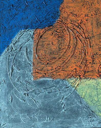 Abstraction constructive à l'échelle humaine no S 4 by Hans Oerlemans, Painting for Sale on Singulart