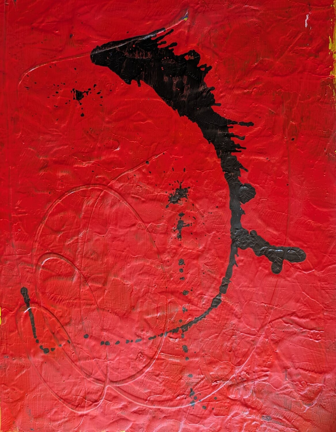 Turbulance 2004 Hans Oerlemans Original painting for sale