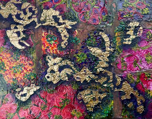 Whispering Blooms I van Sara McKenzie, Schilderij te koop op Singulart