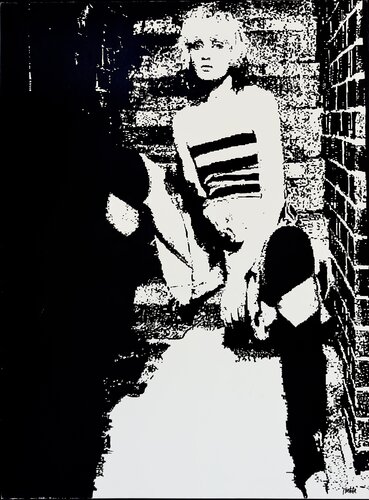 Stairs Girl by Isabelle Tretola, Painting for Sale on Singulart