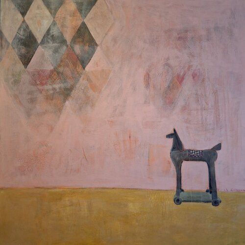Horse abstract van Katrin Dübbers, Schilderij te koop op Singulart