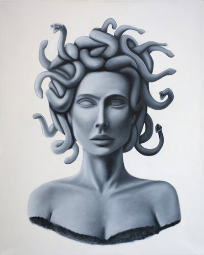Medusa Stone par Rafael Paiva, Peinture en vente sur Singulart