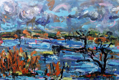On the River Oder de Ivan Jovanovic oRSoF, Pintura a la venta en Singulart