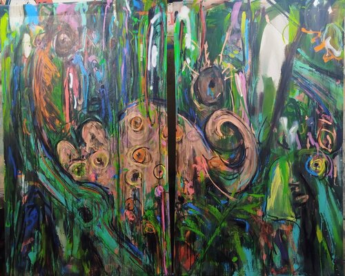 Inside the Forest Num.03 van Ivan Jovanovic oRSoF, Schilderij te koop op Singulart