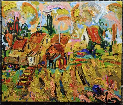 Karlshof in July von Ivan Jovanovic oRSoF, Malerei kaufen auf Singulart
