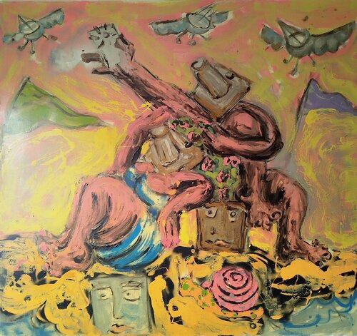 Watching the Kites Num. I by Ivan Jovanovic oRSoF, 회화 for Sale on Singulart