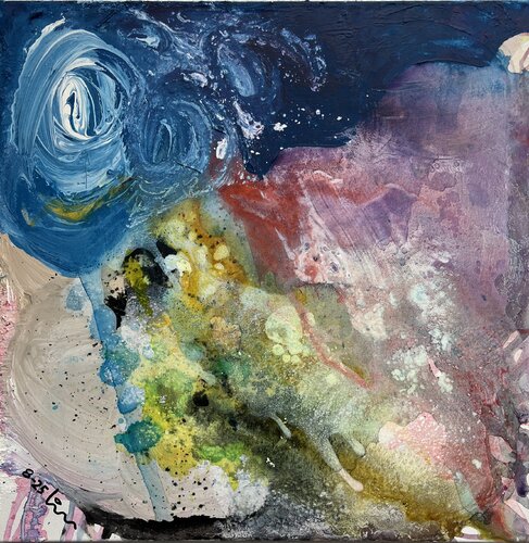 day after the blue moon van Heiner Lienhard, Schilderij te koop op Singulart