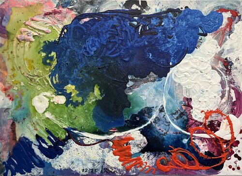ET`s Universe by Heiner Lienhard, Painting for Sale on Singulart