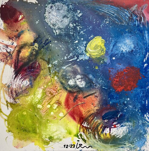 confidence van Heiner Lienhard, Schilderij te koop op Singulart