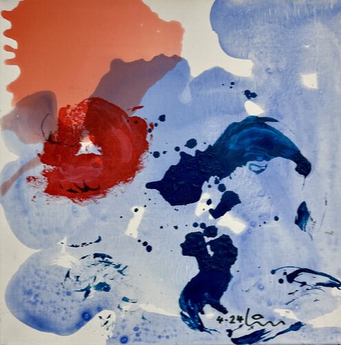 flying embrace of the elves by Heiner Lienhard, Painting for Sale on Singulart